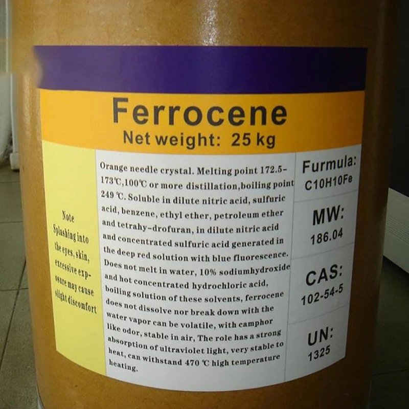 Top Quality Price 99% Ferrocen Orange Powder CAS 102-54-5 Factory Supply Ferrocene Catalyst CAS 102-54-5 in Stock